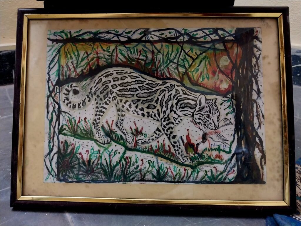 tiger midsummer acrylic