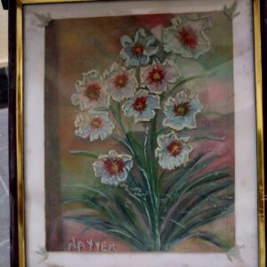 flowers medium acrylic