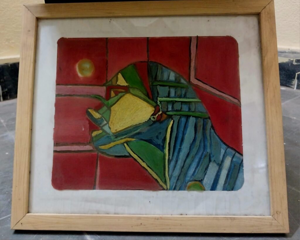 modern art, medium oil