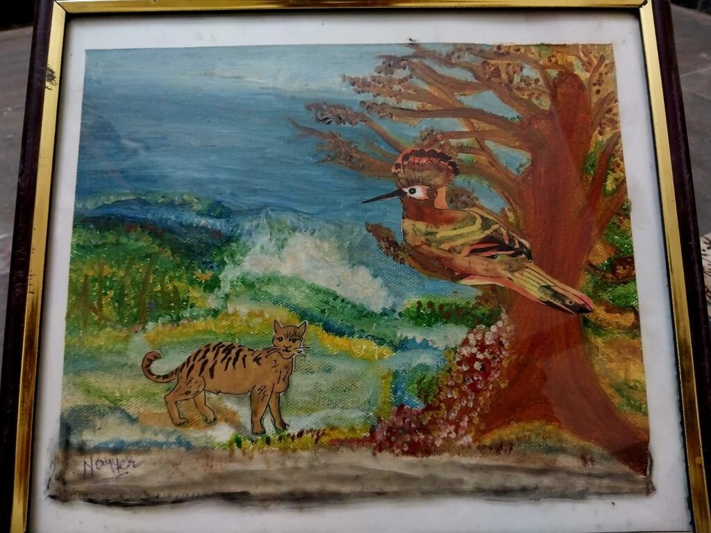 landscape, medium oil